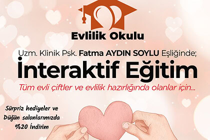 Başiskele Belediyesi’nden Evlilik Okulu! Düğün Salonunda %20 İndirim Fırsatı