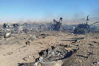 İran Haber Ajanslarında ABD'ye Ait HC-130J Uçaklarının Enkazı Paylaşıldı