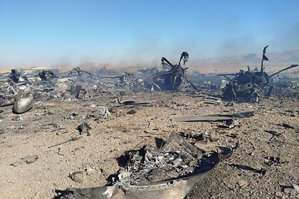 İran Haber Ajanslarında ABD'ye Ait HC-130J Uçaklarının Enkazı Paylaşıldı