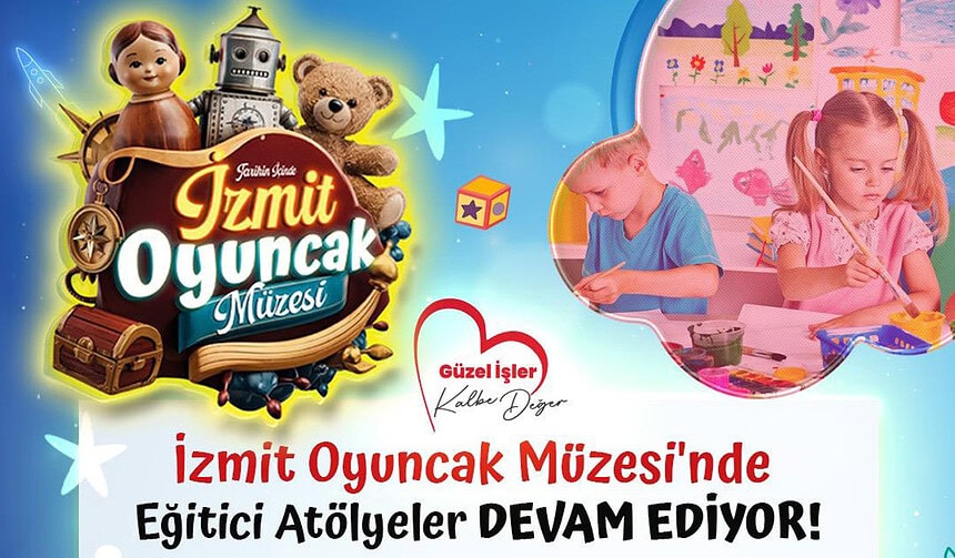 İzmit Oyuncak Müzesi Kütüphane Haftası Atölyeleri Kayıtları Başladı