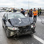 TEM Otoyolu Kocaeli Geçişinde Zincirleme Kaza: 7 Araç Birbirine Girdi!