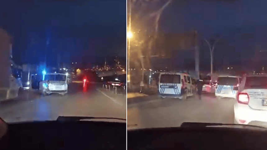 Körfez'de Polisi Ezmeye Çalışan Ehliyetsiz Sürücü Kenti Birbirine Kattı!