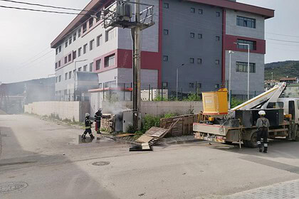 Körfez’de Trafo Yangını Paniğe Neden Oldu