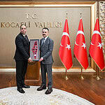 Filistin Başkonsolosu Moath Alatshan’dan Kocaeli Valisi İlhami Aktaş’a Ziyaret