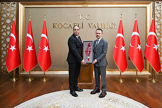 Filistin Başkonsolosu Moath Alatshan’dan Kocaeli Valisi İlhami Aktaş’a Ziyaret