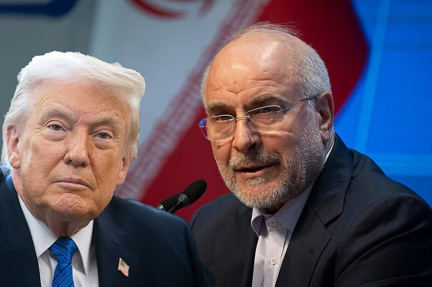 Trump "Çok İyi Gidiyor" Dedi, Galibaf Mesafe Koydu: "Hala Büyük Bir Uçurum Var"