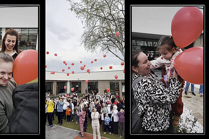 Kocaeli’de Otizm İçin Kırmızı Balonlar Uçuruldu