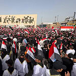 Irak’ta Dev Protesto: Sadr’ın Çağrısıyla 12 Kentte ABD ve İsrail Karşıtı Gösteriler