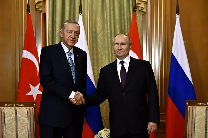 Putin'den Cumhurbaşkanı Erdoğan'a Teşekkür