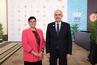 TBMM Başkanı Kurtulmuş, Avrupa Konseyi Parlamenter Meclisi Başkanı Bayr İle Bir Araya Geldi