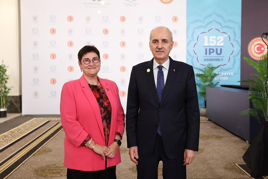 TBMM Başkanı Kurtulmuş, Avrupa Konseyi Parlamenter Meclisi Başkanı Bayr İle Bir Araya Geldi