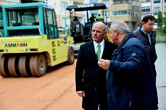 Konforlu Ulaşım İçin Geri Sayım: Başkan Şener Söğüt Mimar Sinan Mahallesi’nde Son Durumu İnceledi