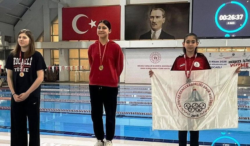Körfez Gençlerbirliği Yüzmede Marmara Şampiyonu! Zehra ve Poyraz Türkiye Finallerinde