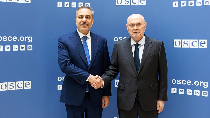 Bakan Fidan Viyana'da: AGİT Genel Sekreteri ile Görüştü
