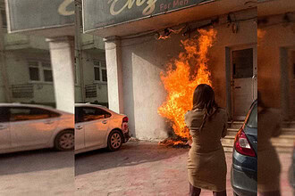 Film Sahnesi Değil Gerçek: Mahalleli O Dehşet Anlarını Anlattı!