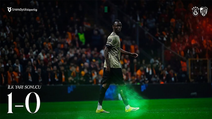 Galatasaray Kocaelispor Maçı İlk Yarı Sonucu 1-0