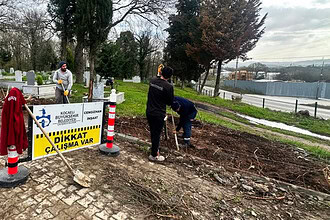 Gebze Pelitli Mezarlığı Yenileniyor: Tel Çit Ve Panel Kurulumu