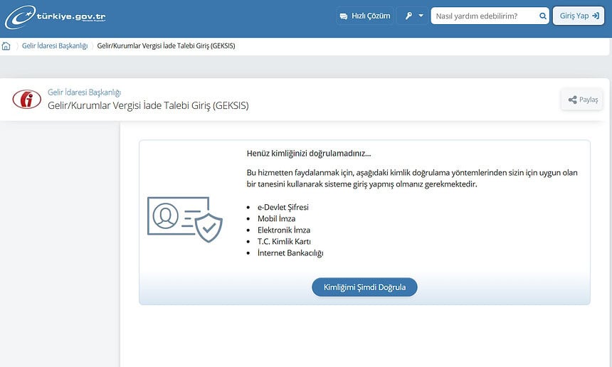 Fazla Ödenen Vergi e-Devlet Üzerinden Nasıl Geri Alınır?