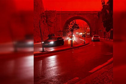 Girit Adası'nda Çöl Tozu Alarmı: Uçuşlar Aksadı, Halk Uyarıldı
