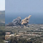 İsrail Qasmiyeh Köprüsü'nü Vurdu: Köprü Tamamen Yıkıldı