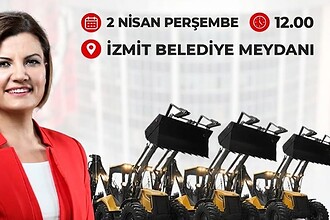 İzmit’te Yeni Hizmet Araçları Lansmanı