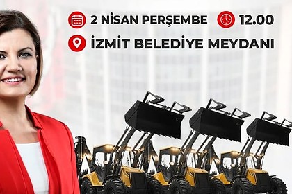 İzmit’te Yeni Hizmet Araçları Lansmanı