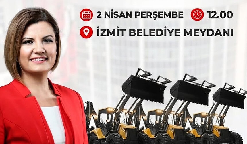 İzmit’te Yeni Hizmet Araçları Lansmanı