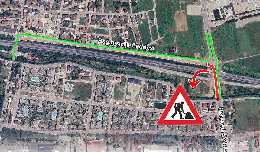 DİKKAT! İzmit Alikahya'da 20 Gün Sürecek Altyapı Çalışması Başladı