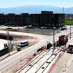 Kartepe Tramvay Hattı İnşaatında İstasyon Kurulumu Başladı