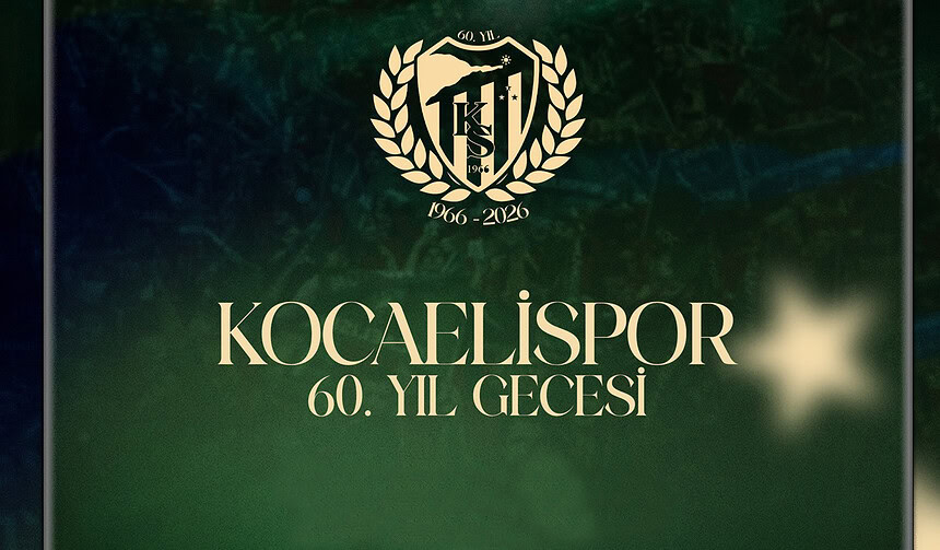 Kocaelispor 60. Yıl Kutlama Programı: 24 Nisan’da Kongre Merkezi’nde Dev Buluşma!