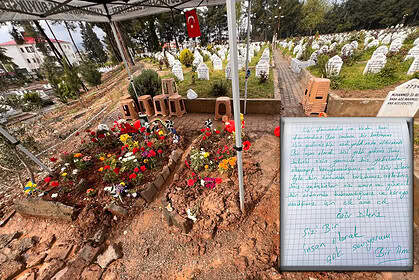 Kahramanmaraş Okul Saldırısında Hayatını Kaybeden Gençlerin Mezarlarındaki Notlar Yürek Dağladı!