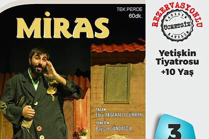 Başiskele’de Ücretsiz Tiyatro: "Miras"