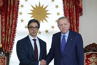 Cumhurbaşkanı Erdoğan, BAE Devlet Başkan Yardımcısı Al Nahyan’ı Kabul Etti