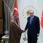 Cumhurbaşkanı Erdoğan, Suudi Arabistan Dışişleri Bakanı Ferhan'ı kabul etti