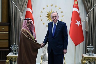 Cumhurbaşkanı Erdoğan, Suudi Arabistan Dışişleri Bakanı Ferhan'ı kabul etti