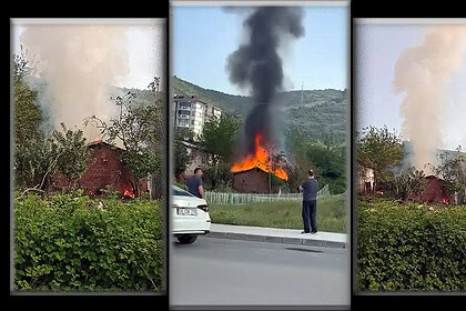 Derince’de Alevler Tek Katlı Evi Sardı!