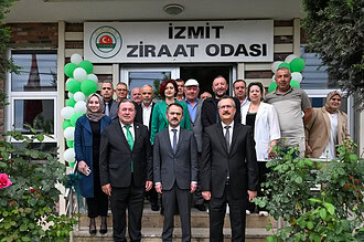 Vali İlhami Aktaş’tan İzmit Ziraat Odası’na 14 Mayıs Dünya Çiftçiler Günü Ziyareti