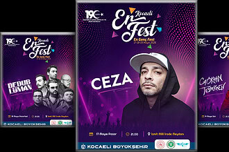 Kocaeli’de Gençlik Rüzgarı: Ceza, Dedublüman ve Gökhan Türkmen ENFEST’te!
