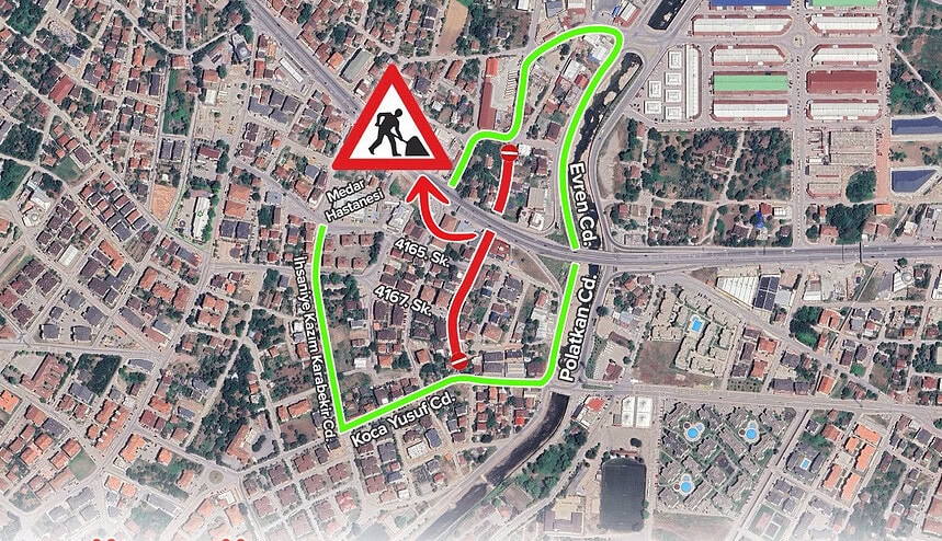 Gölcük Koca Yusuf Caddesi Trafiğe Kapatılıyor: 6-11 Mayıs Alternatif Güzergahlar ve Otobüs Hatları!