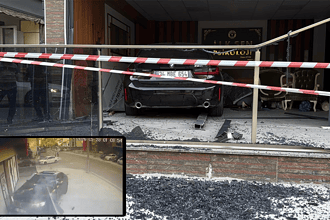 İzmit'te Kontrolden Çıkan Otomobil, Danışmanlık Merkezine Daldı