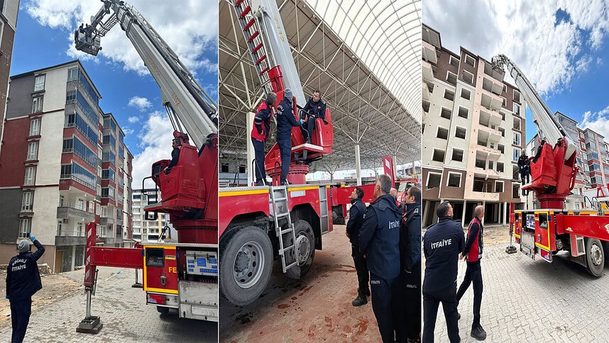 Kocaeli İtfaiyesi, Tecrübesini Besni İtfaiyesi İle Paylaştı