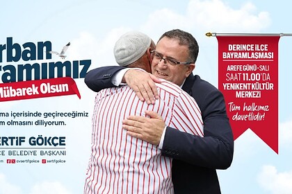 Derince Belediyesi Kurban Bayramı Bayramlaşma Töreni Ne Zaman, Saat Kaçta?