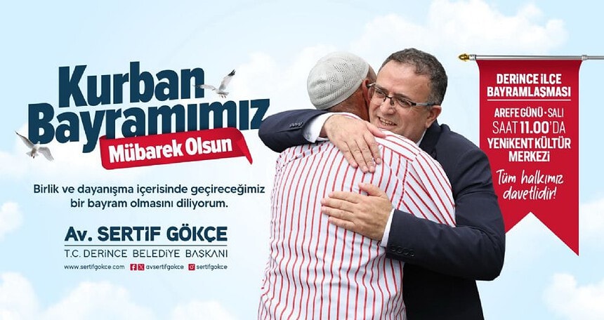 Derince Belediyesi Kurban Bayramı Bayramlaşma Töreni Ne Zaman, Saat Kaçta?