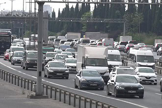 Kurban Bayramı Tatilinin Başlamasıyla TEM’de Yoğunluk Oluştu