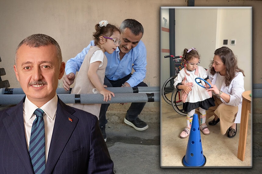 Plastik Borulu Yürüme Bandından "Gonca" Ailesine: Minik Lina’ya Büyükşehir Kucak Açtı!