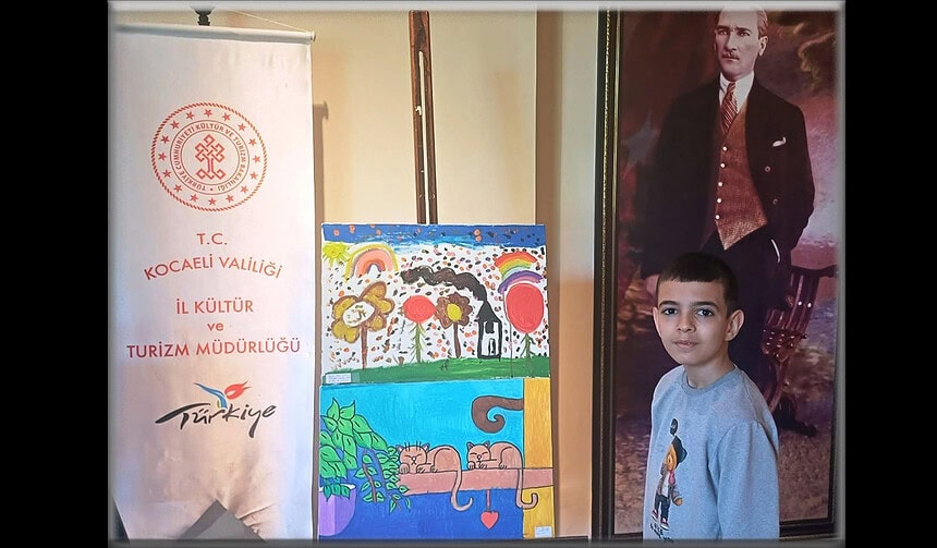 Körfez’in Gururu Salih Bu Kez Tuvalleri Konuşturdu: “Renkler Engel Tanımaz” Sergisine Yoğun İlgi!