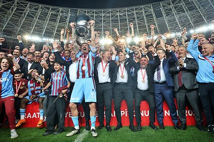 Türkiye Kupası'nda Şampiyon Trabzonspor