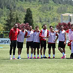 Türkiye - Kuzey Makedonya Hazırlık Maçı Öncesi Riva'da Sürpriz Ziyaret!