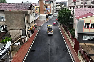 Darıca Mevlana Caddesi'ne 2 Bin 170 Ton Asfalt