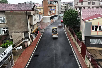 Darıca Mevlana Caddesi'ne 2 Bin 170 Ton Asfalt